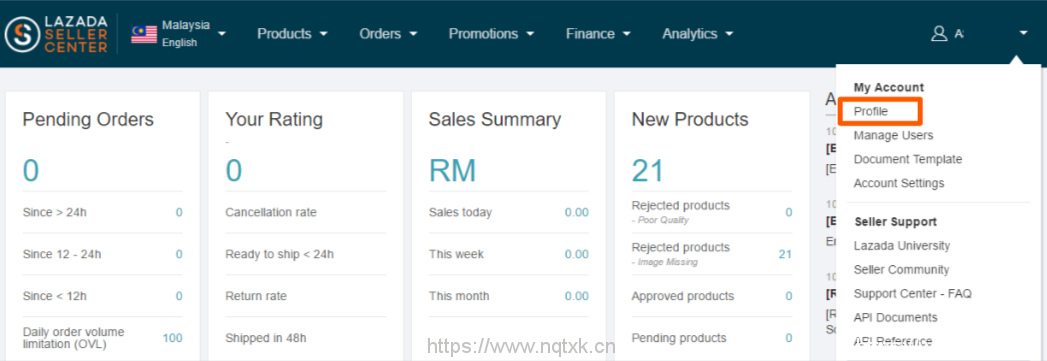 选择Profile 选择Profile