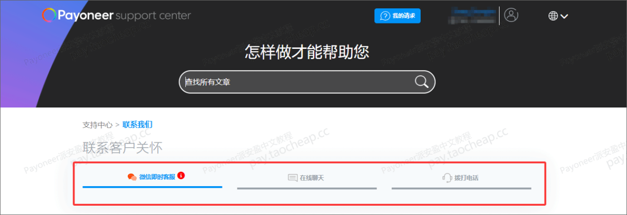 Payoneer真人客服怎么找？微信+电话+工单一文讲清！ Payoneer问答 第1张